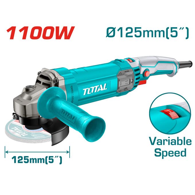 Total Angle Grinder 1100w 125mm