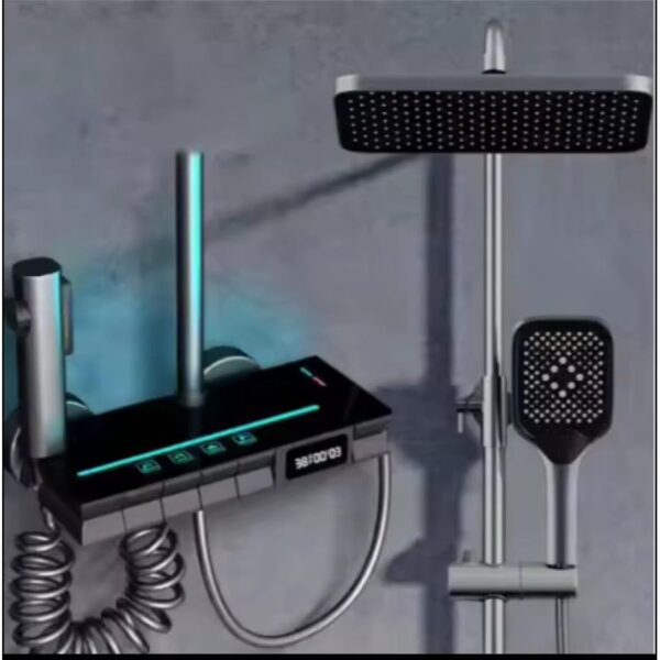 Rich Rainfall Shower Head Set Stainless Steel Arm and Mixer Valve RCH-SHWR8