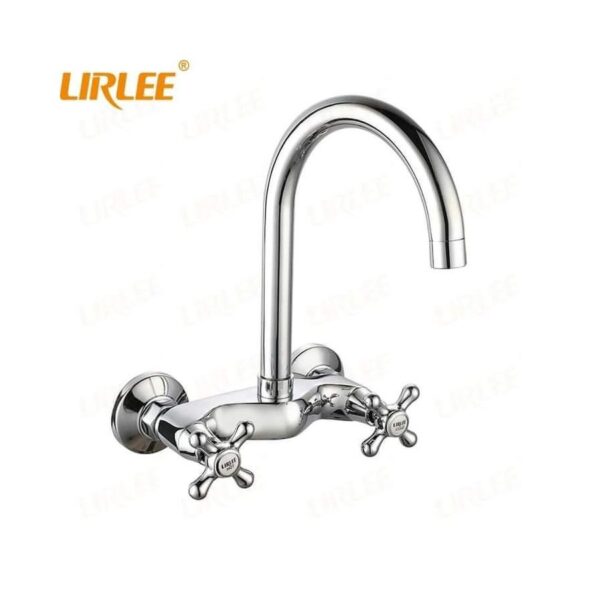 Rich Kitchen Mixer Tap Chrome Dual Lever Ceramic Disc RCH-KTAP-CHR