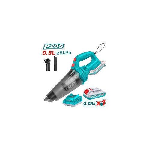 TOTAL 0.5L Handheld Vacuum Cleaner 20V Cordless TVLI20126 Turquoise Blue